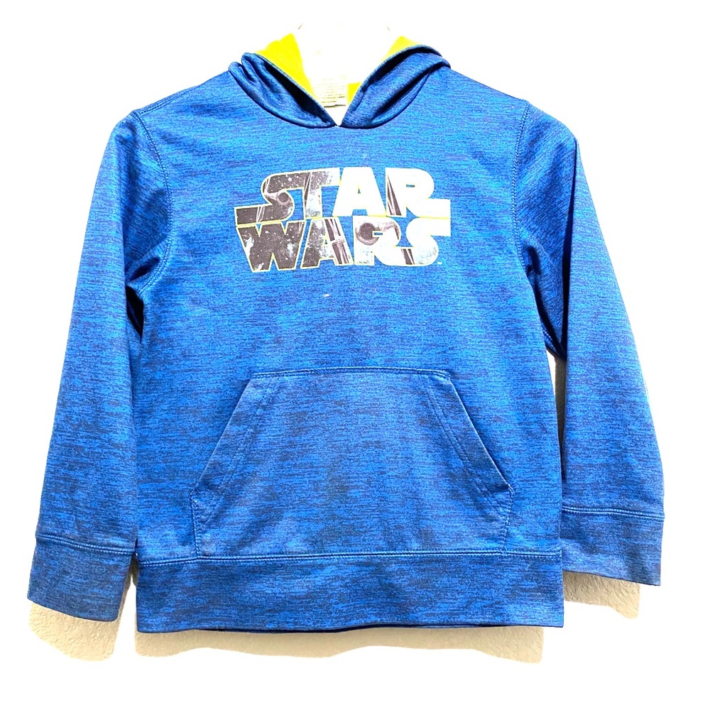 ☘️Kids Star Wars blue/green hoodie Size M (8)